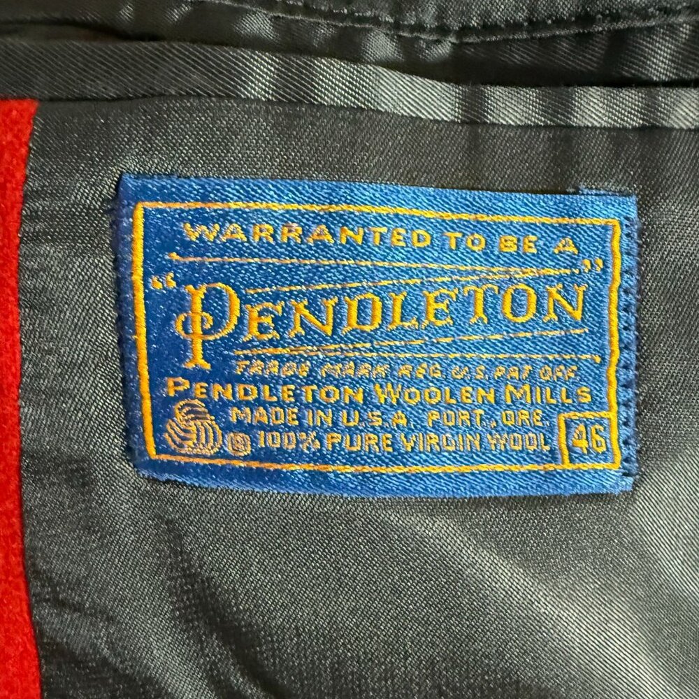 Pendleton Red Blazer Jacket - Picture 7 of 7